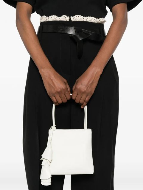 Magda Butrym flower-detail leather tote bag - White - zdjęcie produktu nr 2