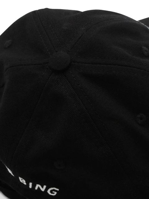 ANINE BING Jeremy baseball logo detail hat - Black - zdjęcie produktu nr 2