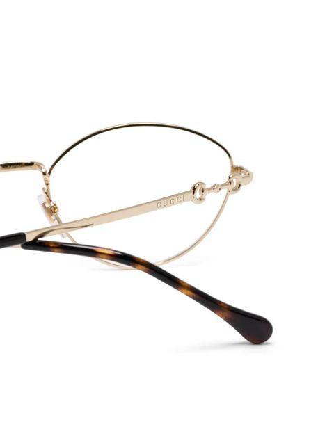 Gucci Eyewear cat-eye glasses - Gold