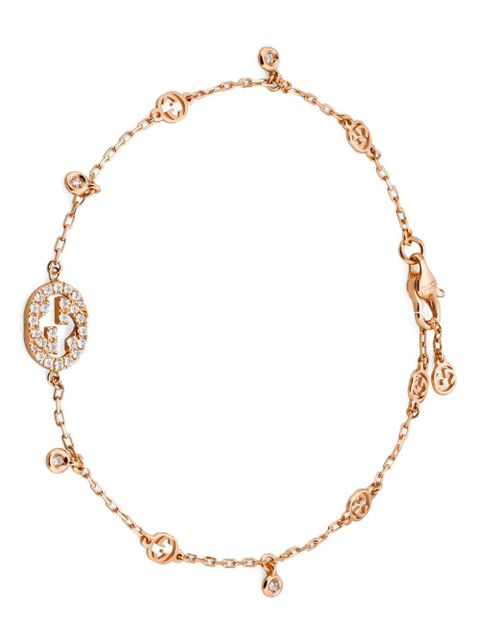 Gucci Interlocking Gourmette bracelet - Pink - zdjęcie produktu nr 2