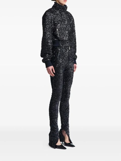16Arlington Azra sequin-embellished trousers - Black