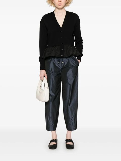 Moncler peplum-hem cardigan - Black - zdjęcie produktu nr 2