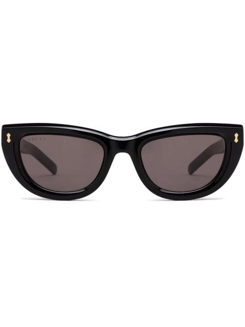 Gucci Eyewear logo-print sunglasses - Black - zdjęcie produktu nr 1