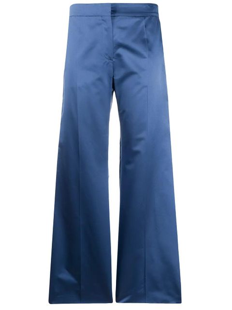 Valentino Garavani wide leg tailored trousers - Blue - zdjęcie produktu nr 1