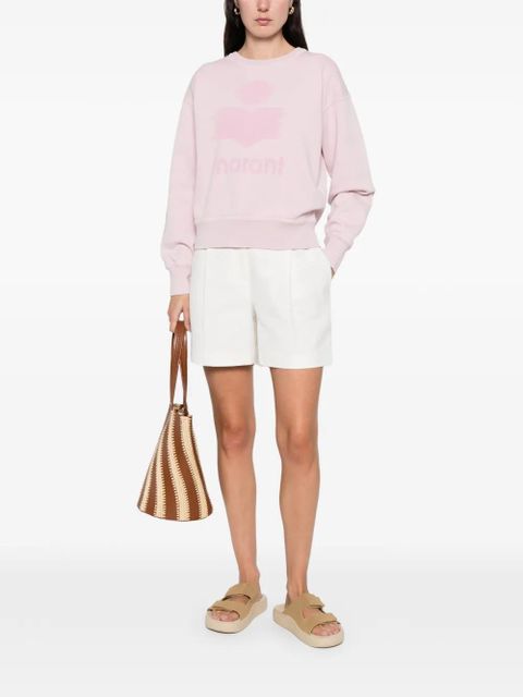 MARANT ÉTOILE logo crew-neck sweatshirt - Pink - zdjęcie produktu nr 2