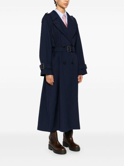 Gucci wool trench coat - Blue