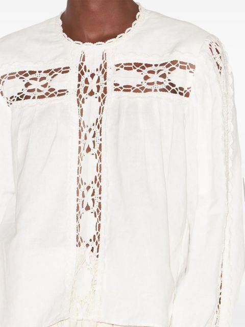 MARANT ÉTOILE Valmira top - White