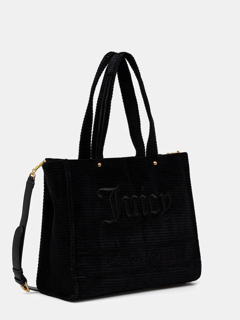 Juicy Couture torebka Iris Velvet kolor czarny BIJIR8942WC9