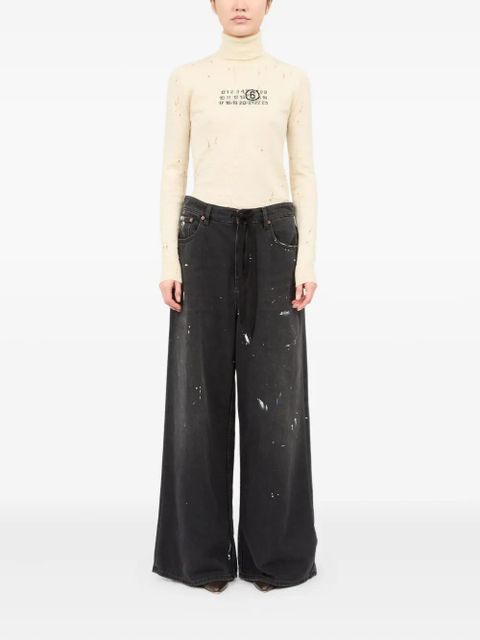 MM6 Maison Margiela cotton jeans - Black - zdjęcie produktu nr 2