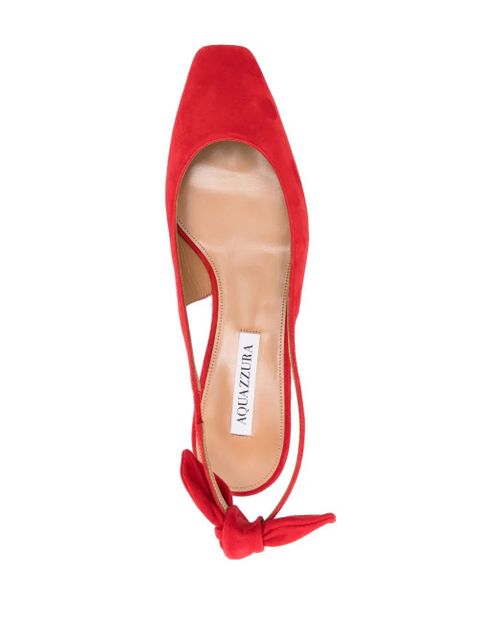 Aquazzura Very Bow Tie 35mm pumps - Red