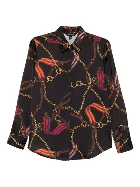 Lauren Ralph Lauren chain-print shirt - Black - zdjęcie produktu nr 1