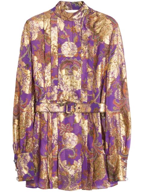Valentino Garavani Apres L'Hiver blouse - Purple