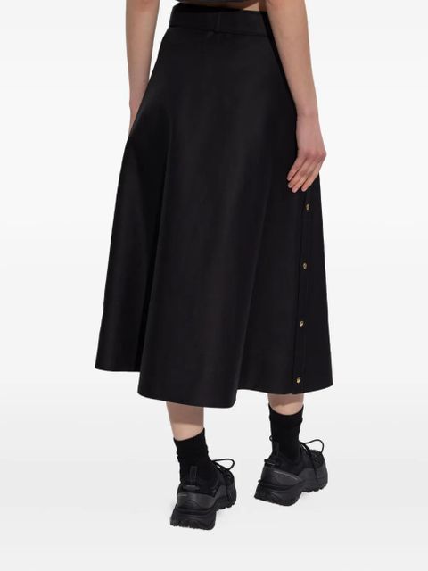 Moncler belted button-fastening midi skirt - Black