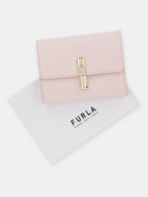 Furla portfel skórzany damski kolor różowy WP00564 ARE000 4355S