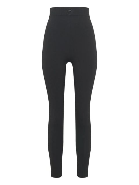 Marine Serre moon-logo leggings - Black - zdjęcie produktu nr 1