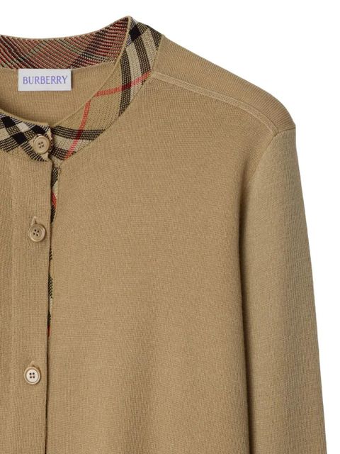 Burberry wool cardigan - Brown - zdjęcie produktu nr 2
