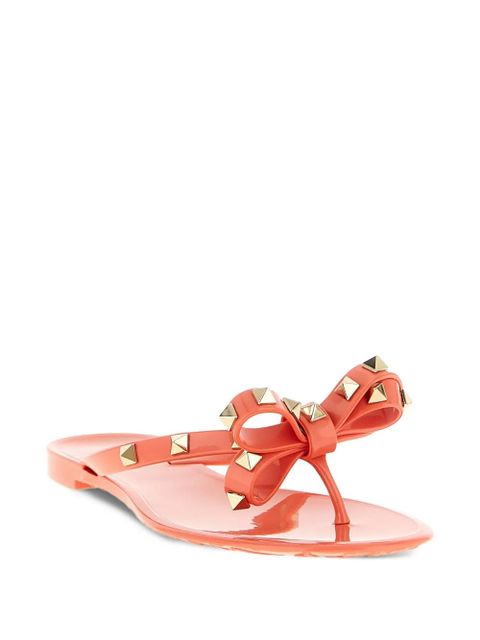 Valentino Garavani Rockstud slides - Orange