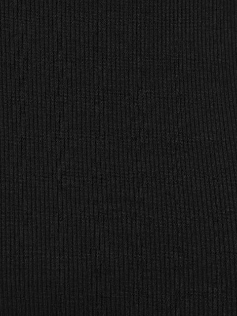 Off-White embellished ribbed dress - Black