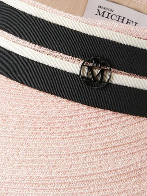 Maison Michel Pat strap-detail vizor - Pink - zdjęcie produktu nr 2