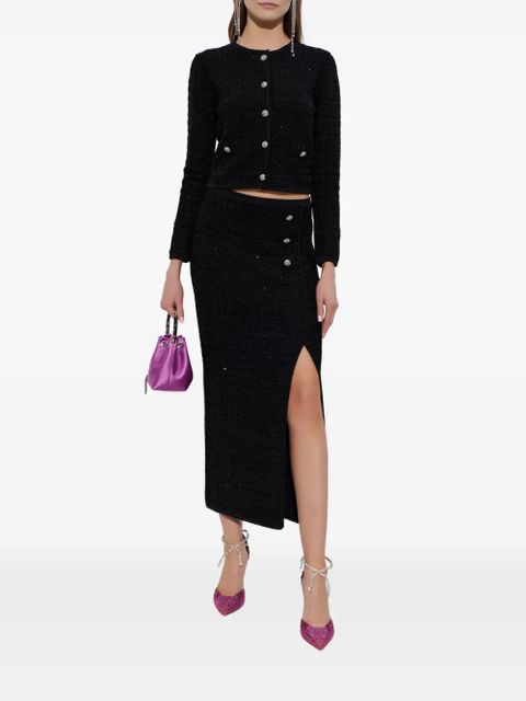 Alessandra Rich buttoned embellished jacket - Black - zdjęcie produktu nr 2