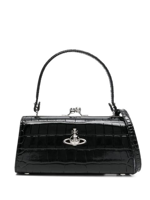 Vivienne Westwood Doll Xl logo-plaque mini bag - Black - zdjęcie produktu nr 1