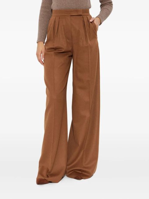 Max Mara pleated-front trousers - Brown - zdjęcie produktu nr 2