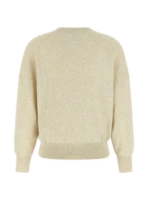 MARANT ÉTOILE Marisans logo-intarsia crew-neck sweater - Grey - zdjęcie produktu nr 2