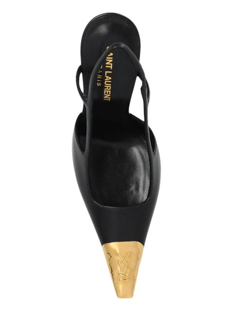 Saint Laurent 110mm Jeanne slingback pumps - Black - zdjęcie produktu nr 2