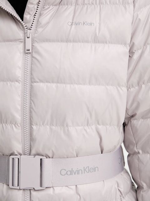 Calvin Klein kurtka kolor szary zimowa LV044D542G