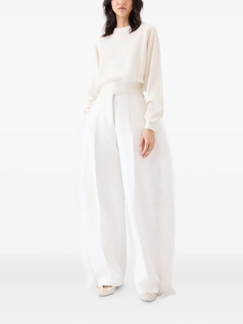 Jacquemus The Embroidered cropped sweater - Neutrals - zdjęcie produktu nr 2