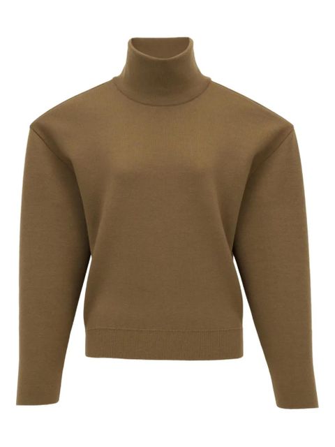 Saint Laurent high-neck sweater - Brown - zdjęcie produktu nr 1