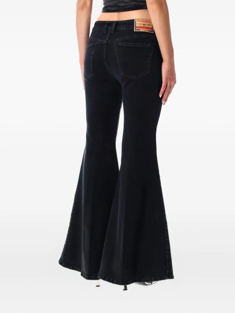 Diesel 1970 D-bleess flared cotton jeans - Black - zdjęcie produktu nr 2