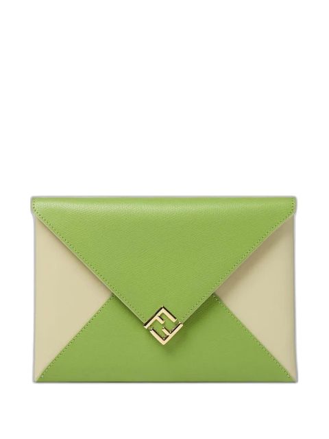 FENDI FF leather pouch bag - Neutrals - zdjęcie produktu nr 1