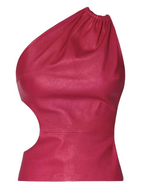 AMIRI one-shoulder cut-out top - Pink - zdjęcie produktu nr 1