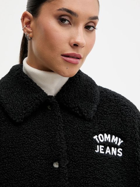 Tommy Jeans kurtka kolor czarny zimowa DW0DW21666