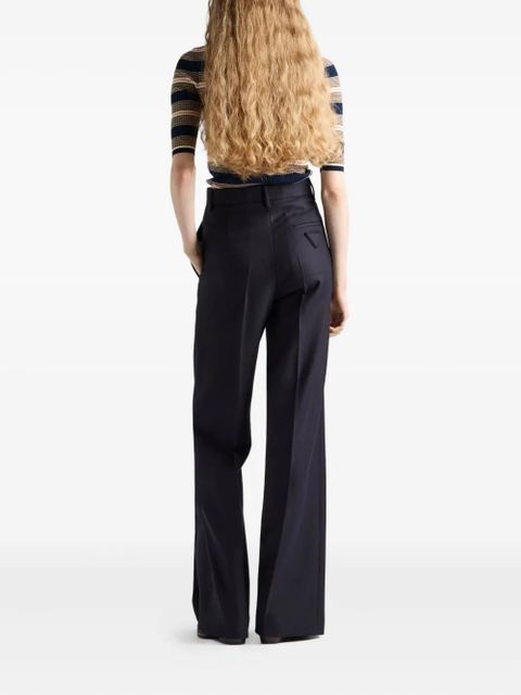 Prada striped-pattern polo shirt - Blue