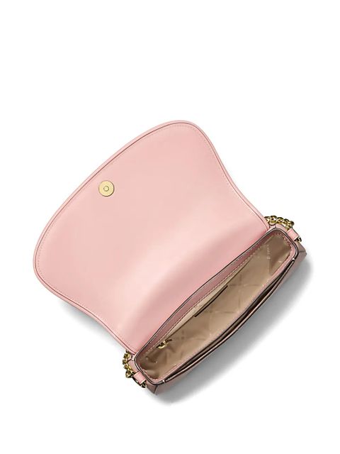 Michael Kors medium Mila monogram-pattern logo-plaque shoulder bag - Pink - zdjęcie produktu nr 2