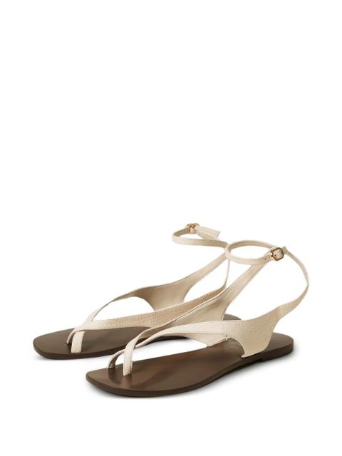 TWINSET ankle-strap leather sandals - Neutrals - zdjęcie produktu nr 2