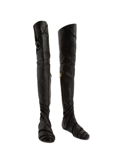 PUCCI Marmo over-the-knee boots - Black - zdjęcie produktu nr 2