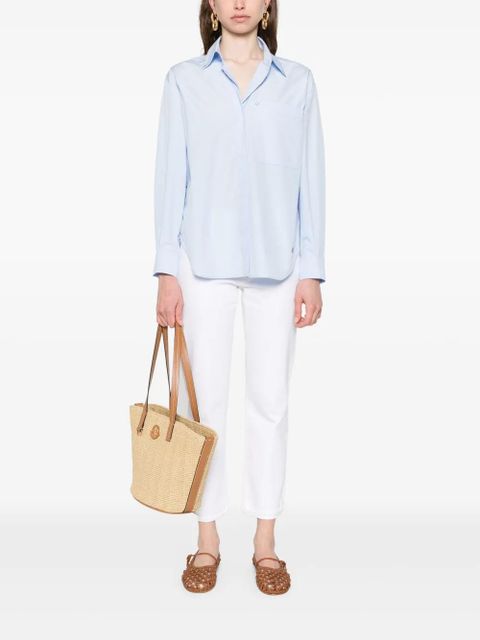 Maje long poplin shirt - Blue - zdjęcie produktu nr 2