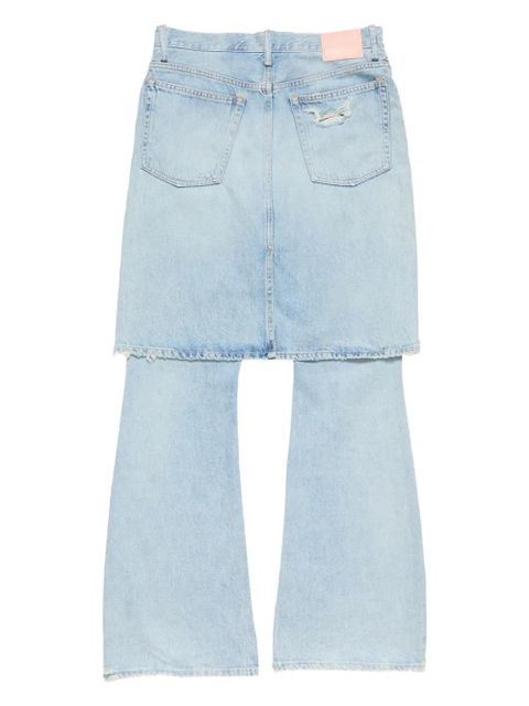 Acne Studios distressed panelled jeans - Blue - zdjęcie produktu nr 2