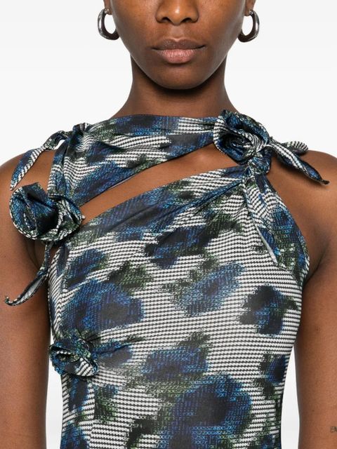 Coperni floral-print maxi dress - Blue - zdjęcie produktu nr 2