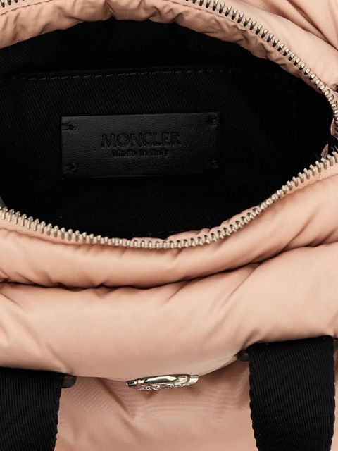 Moncler mini Caradoc tote bag - Pink