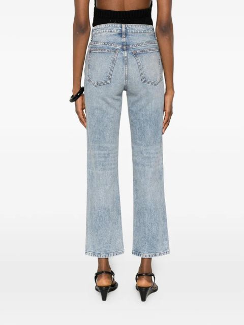 KHAITE Abigail button-fastening jeans - Blue