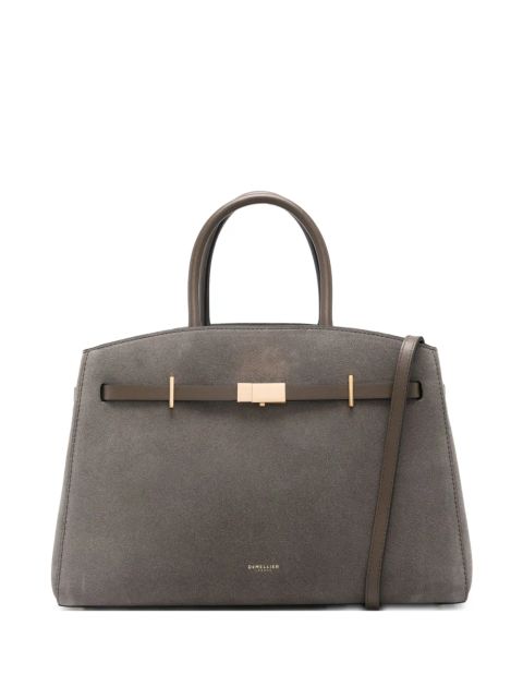 DeMellier Midi Hudson suede bag - Green - zdjęcie produktu nr 1