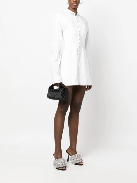 Alexander Wang Scrunchie crystal-embellished mini bag - Black - zdjęcie produktu nr 2