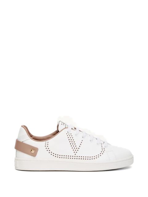 Valentino Garavani Backnet calfskin sneakers - White - zdjęcie produktu nr 1