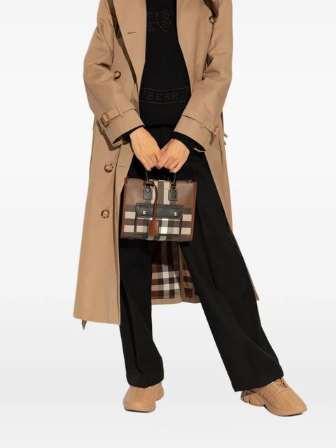 Burberry TRN lace-up quilted sneakers - Neutrals