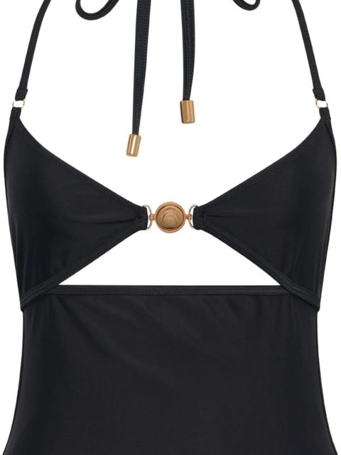 Marine Serre jersey swimsuit - Black - zdjęcie produktu nr 2