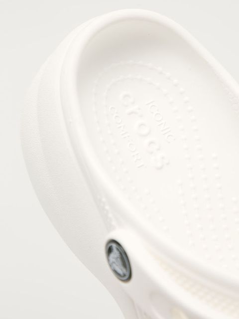 Crocs klapki Classic Platform Clog damskie kolor biały 207989 - zdjęcie produktu nr 2